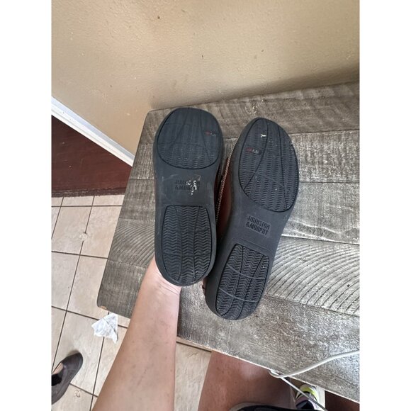 Johnston & Murphy Men's Fowler Mahogany Kittie Tassel Pull Up Leather Loafer 9m - Picture 6 of 6